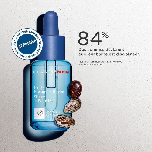 CLARINS-MEN - Shaving + Beard Oil CLARINS-MEN - Shaving + Beard Oil